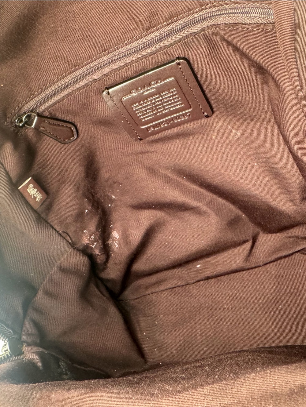 Coach Court Backpack in Blocked Signature Canvas - Picture 8 of 11